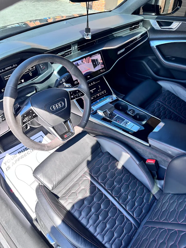 Clean Dodge interior and dashboard after detailing